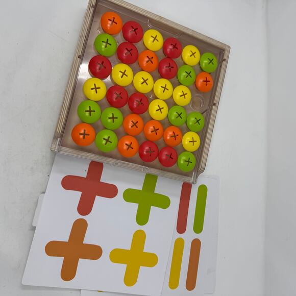 Lovevery Mosaic Button Board Wooden Montessori Toy - Picture 1 of 7